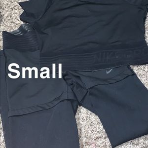 Nike leggings & crop top